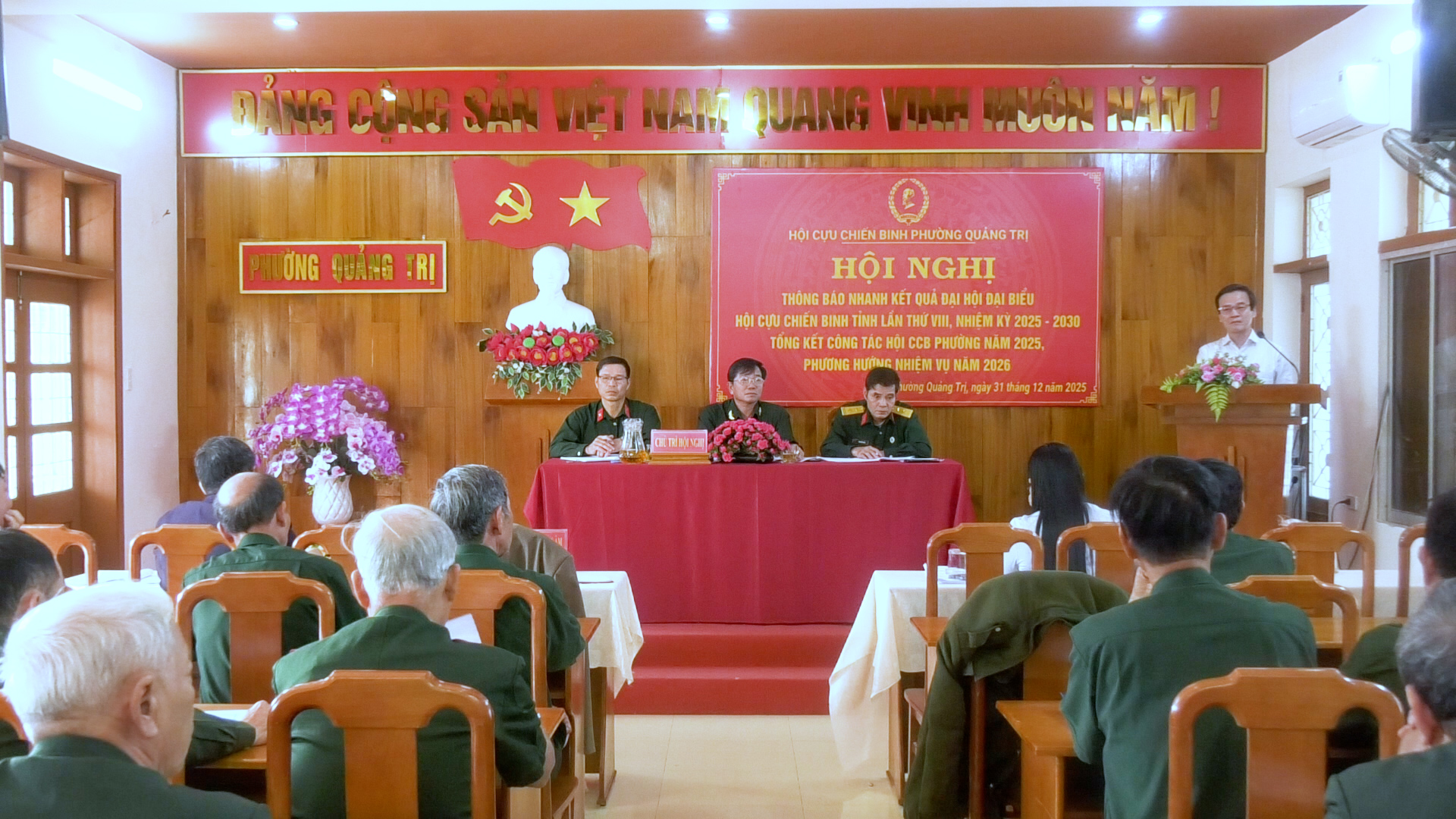 Hội Cựu chiến binh phường Quảng Trị triển khai phương hướng, nhiệm vụ năm 2026