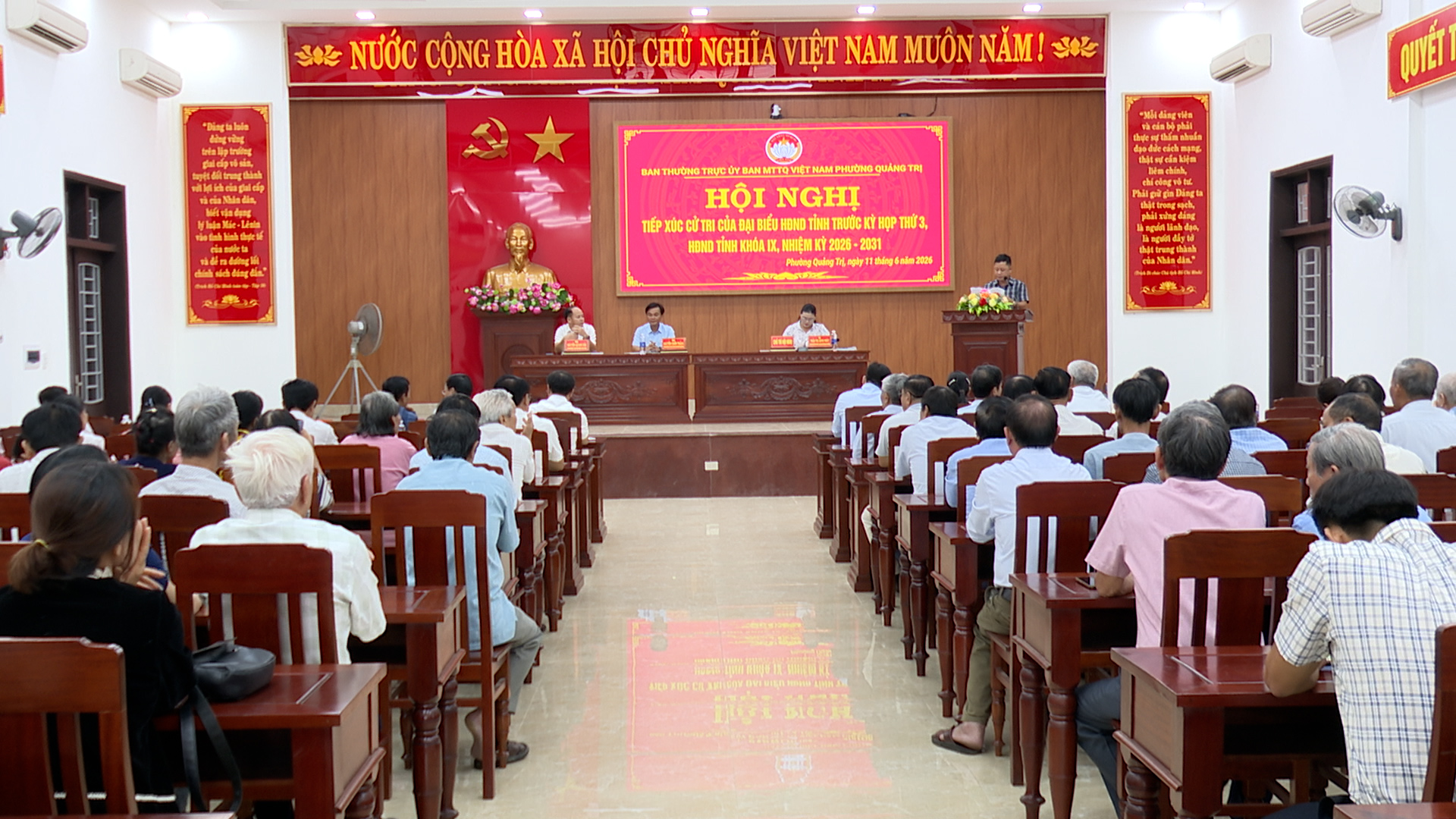 Đại biểu HĐND tỉnh tiếp xúc cử tri trước kỳ họp thứ 3, HĐND tỉnh khóa IX