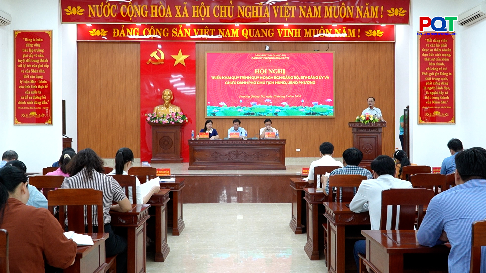 Ban Thường vụ Đảng ủy phường Quảng Trị tổ chức Hội nghị cán bộ chủ chốt lấy ý kiến quy hoạch cán bộ