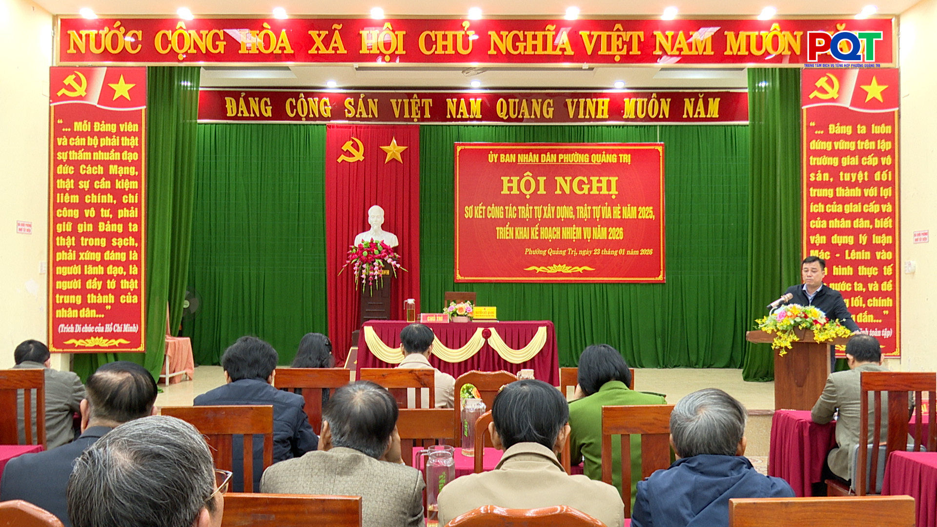 Phường Quảng Trị công tác quản lý trật tự xây dựng, trật tự vỉa hè năm 2026
