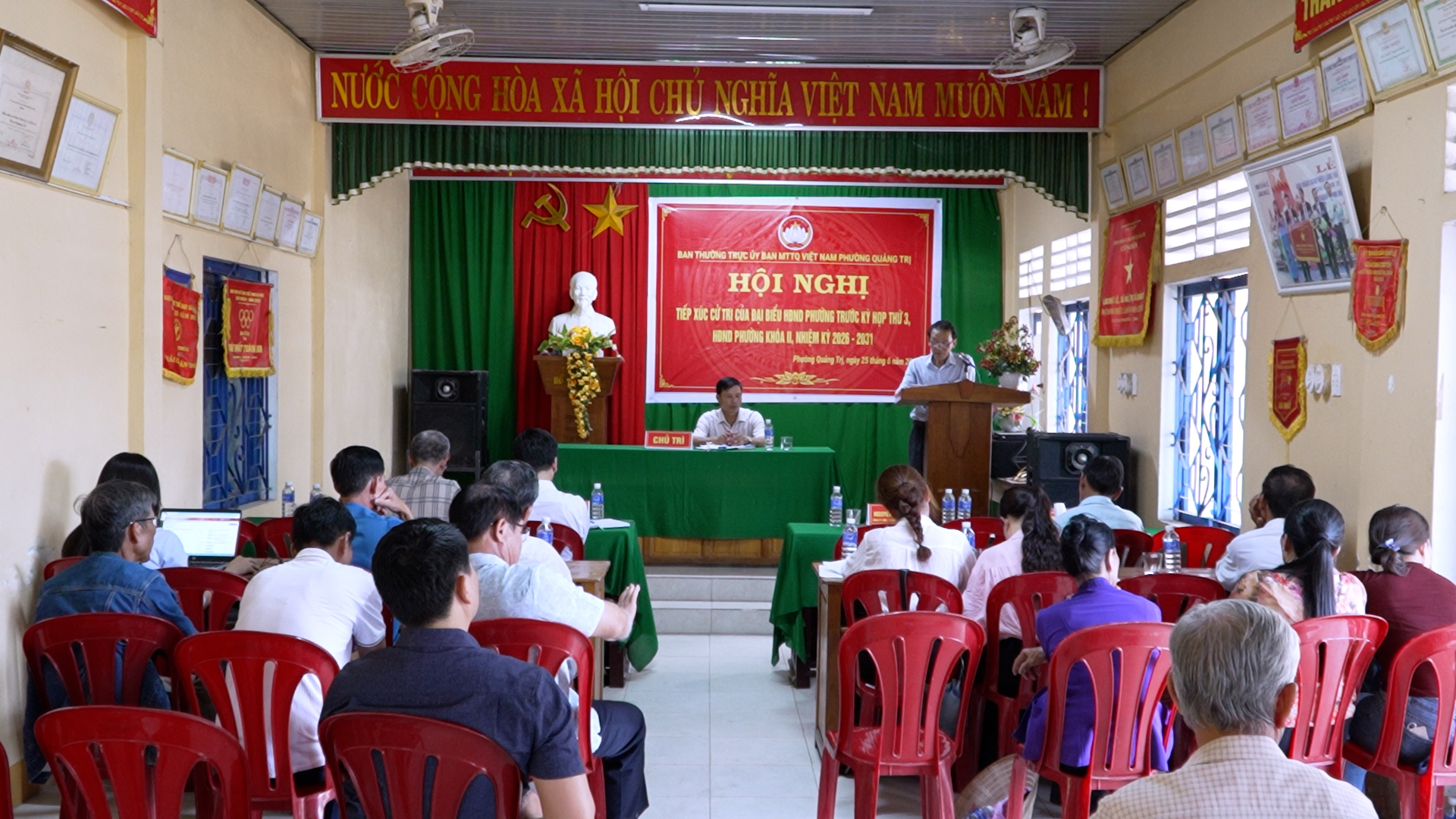 Tổ đại biểu số 5 và số 6 tiếp xúc cử tri trước kỳ họp thứ 3 HĐND phường Quảng Trị khóa II, nhiệm kỳ 2026 -2031