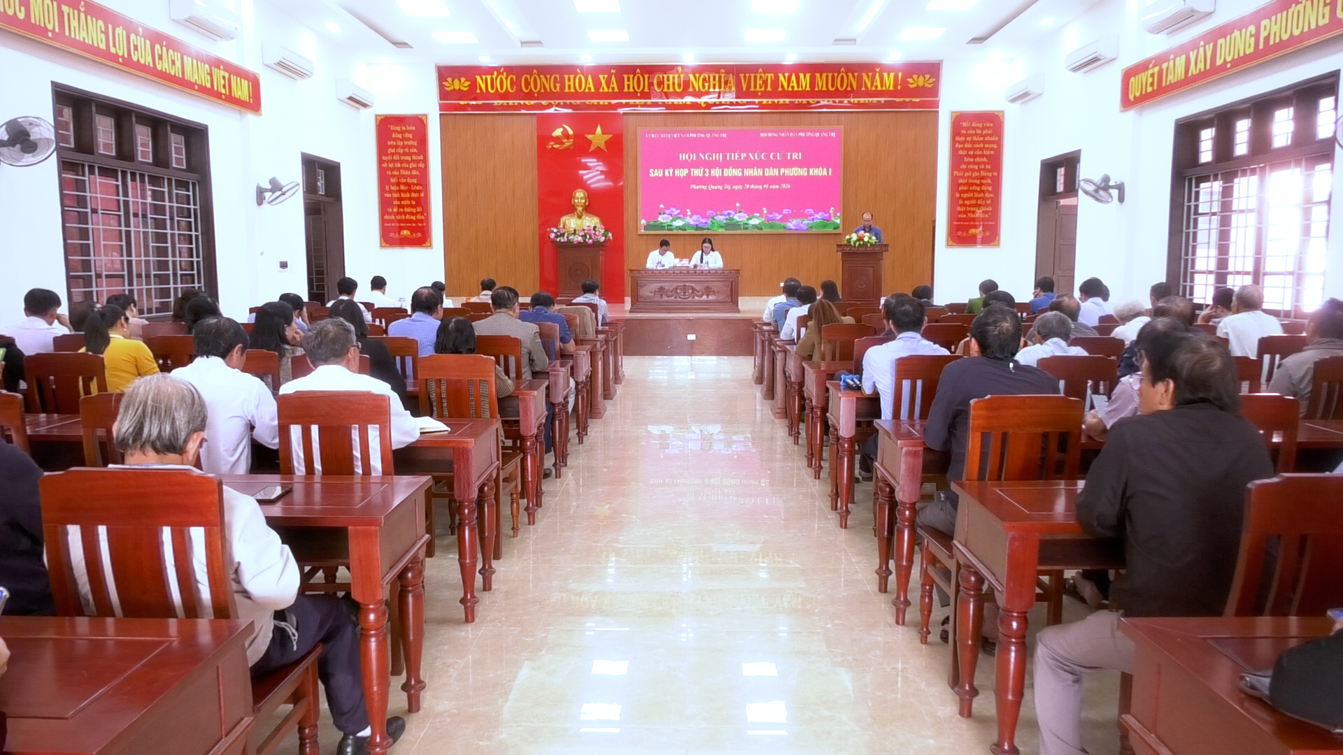 HĐND phường Quảng Trị tiếp xúc cử tri sau kỳ họp thứ ba
